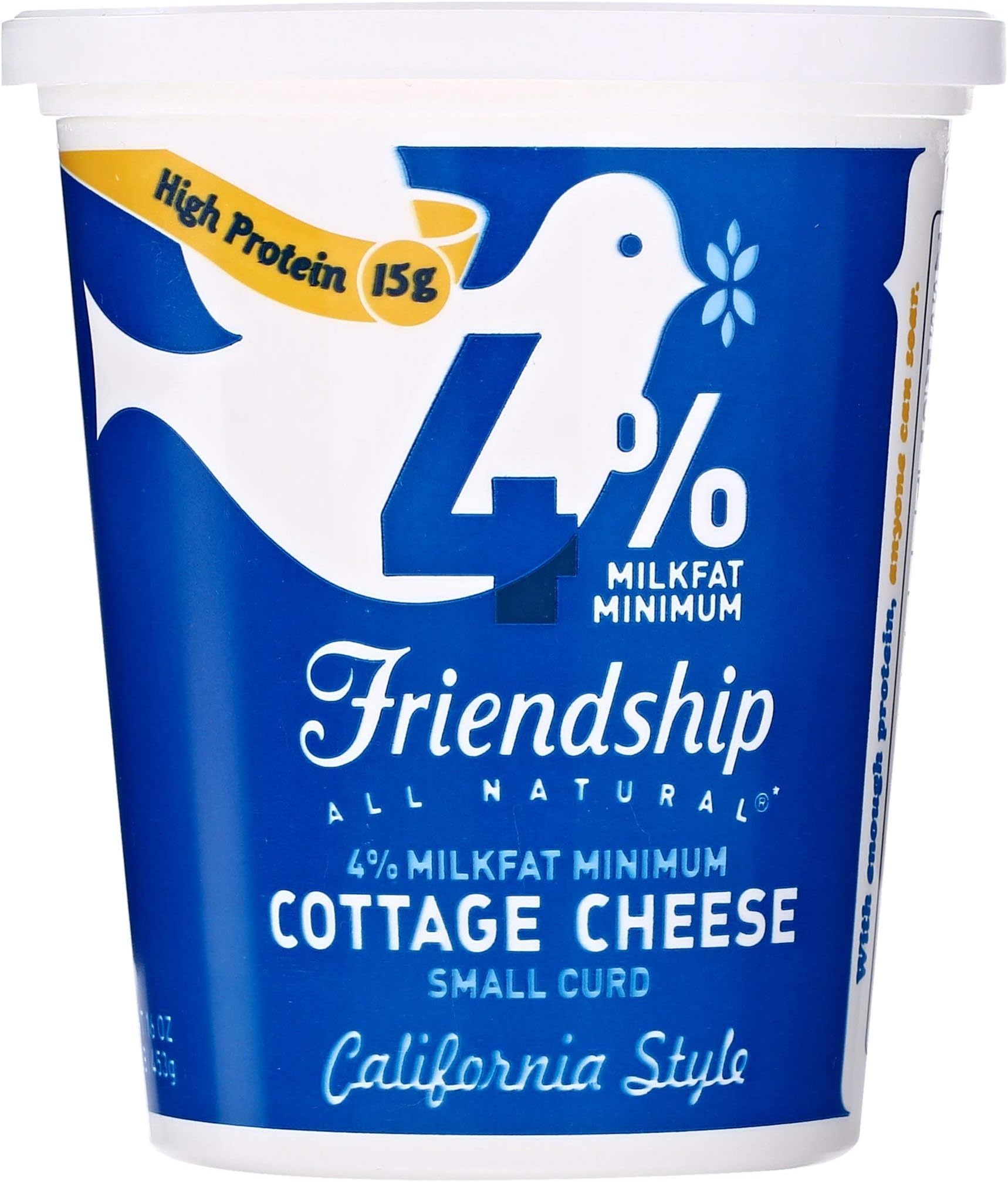 Friendship, Cottage Cheese 4 Percent, 16 Ounce