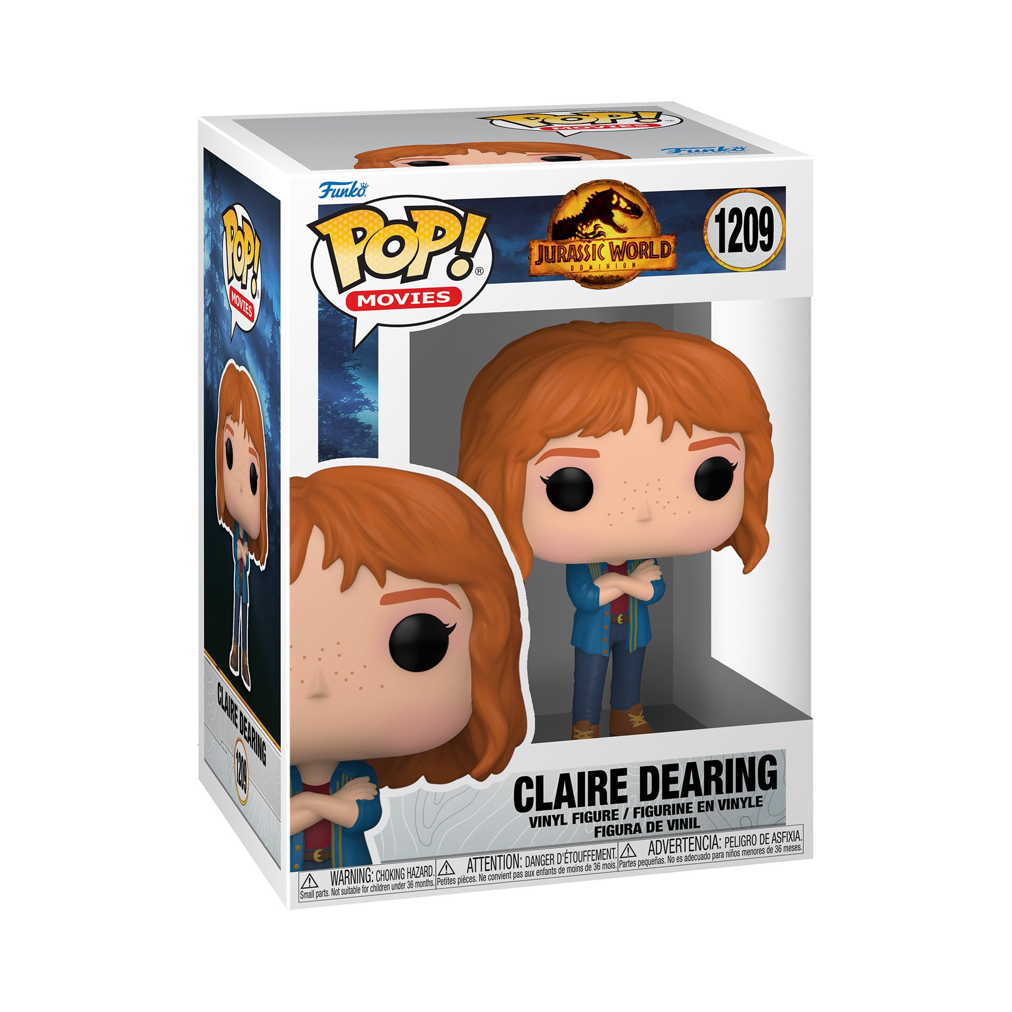 Funko Pop! Movies: JW3 - Claire Dearing - Jurassic Park - Collectable Vinyl Figure - Gift Idea - Official Merchandise - Toys for Kids & Adults - Movies Fans - Model Figure for Collectors and Display