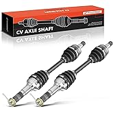 A-Premium Pair (2) Front CV Axle Shaft Assembly Compatible with Yamaha Big Bear 350 YFM350FW 4x4 1989-1997, Kodiak 400 YFM400