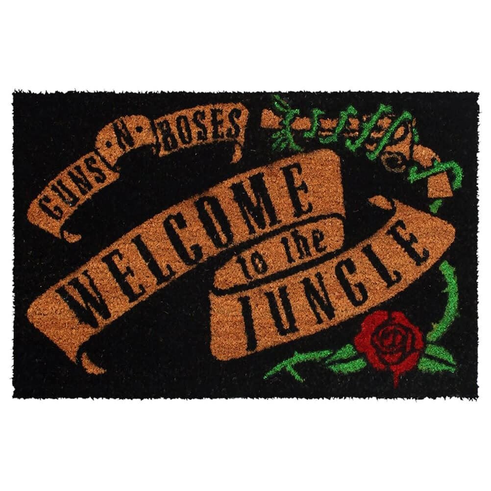 Guns N' Roses Welcome To The Jungle Doormat, Multi-Colour, 40 x 60 cm