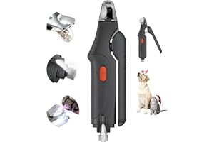 CATPICK 2-in-1 Cat Nail Clippers & Dog Nail Clippers Trimmers for Large Medium Small Dogs Cats Claw Trimmer Quick Sensor and Safety Guard USB Rechargeable with 2 LED Lights Dogs Nail Trimmer