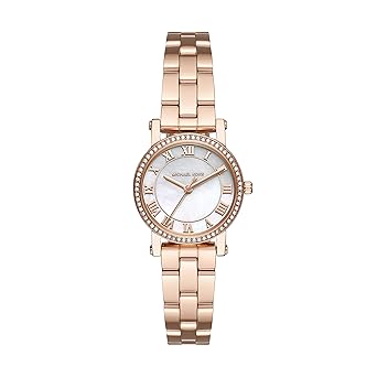 Norie Analog White Dial Women's Watch - MK3558