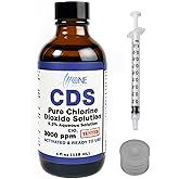 Chlorine Dioxide Pure Chlorine Dioxide Solution 3000 ppm ClO2 CDS solution 3000 ppm 118 ml 4 oz Made in Canada | AllOne Welln