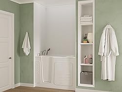 ANZZI Walk In Tub 53'' x 30'' Left Drain Soaking