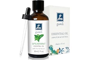 GM Gumili Spearmint Essential Oil, 100% Pure Undiluted Spearmint Oil for Aromatherapy - 30ml/1 oz