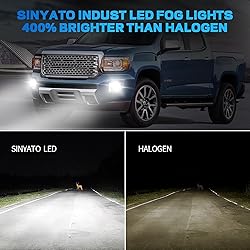 SINYATO INDUST LED Fog Lights With DRL/Turn Signals