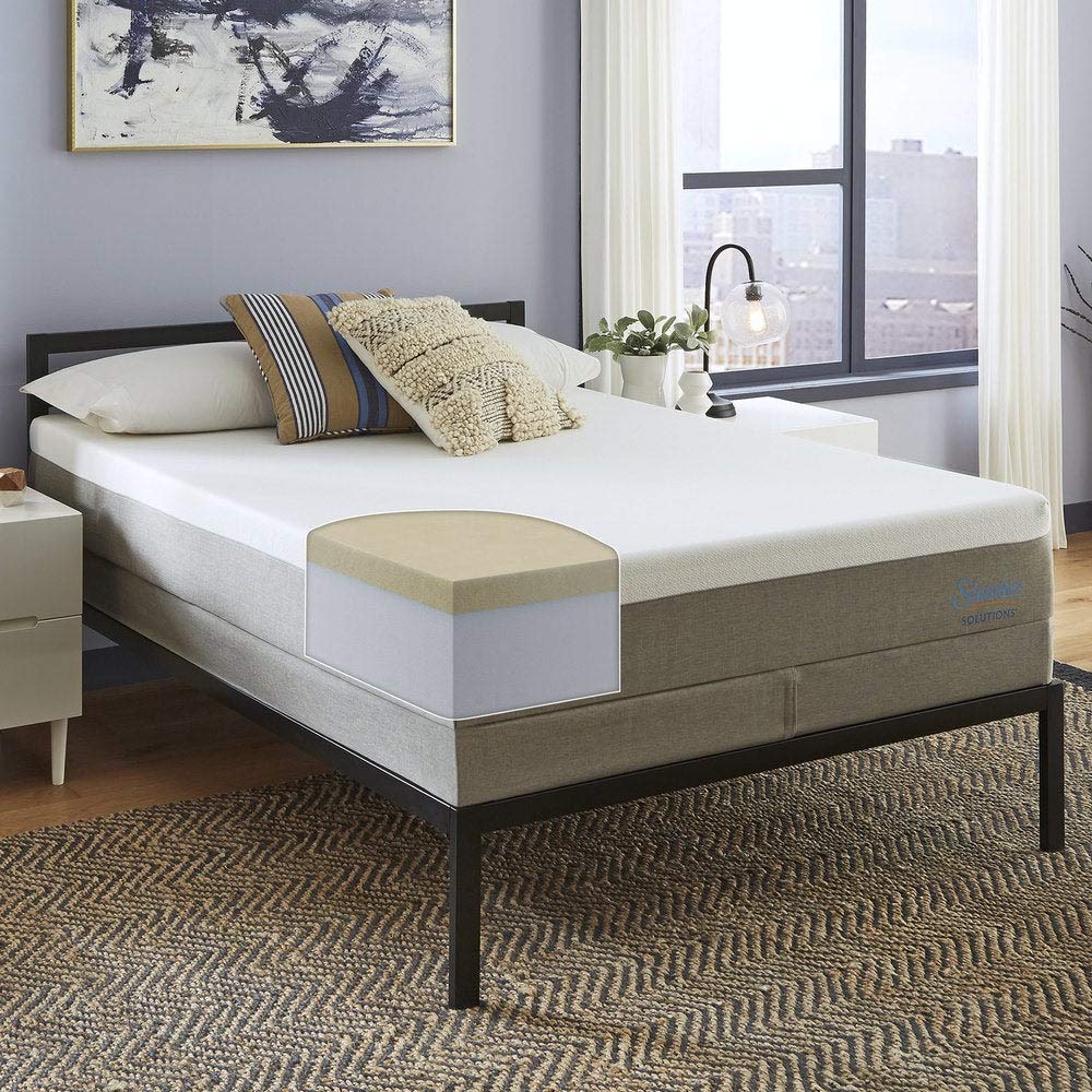 Slumber SolutionsEssentials 12-inch Gel Memory Foam Mattress Medium White King