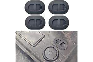 TIMILGE 4Pcs Floor Pan Drain Plugs, Floor Pan Body Plugs, Rubber Hole Cover for Wrangler JK JL 2014-2025 and Gladiator JT 2020-2025, 68194821AA Rubber Stopple Replacement