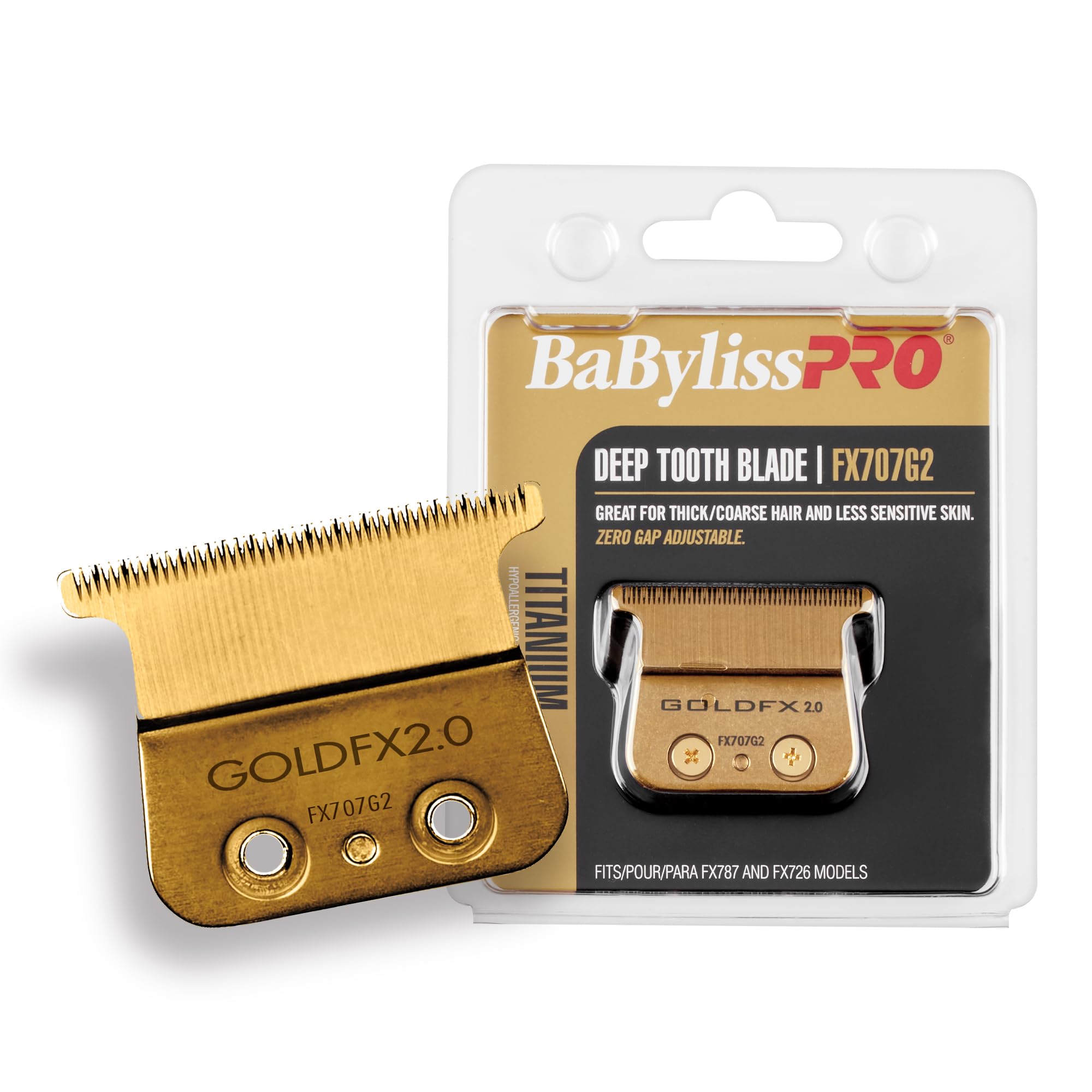 Photo 1 of BabylissPRO Deep Tooth Gold Trimmer Replacement Blade