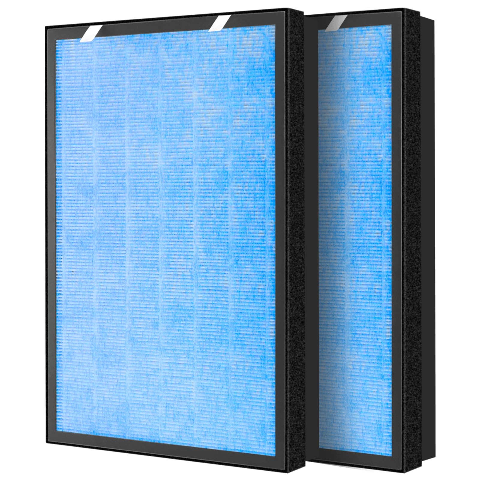 Photo 1 of 2 Pack HSP002 True HEPA Filter Replacements for Air Purifier Filters HSP002,3 in 1 H13 True HEPA Filter with Activated Carbon Pre-Filter