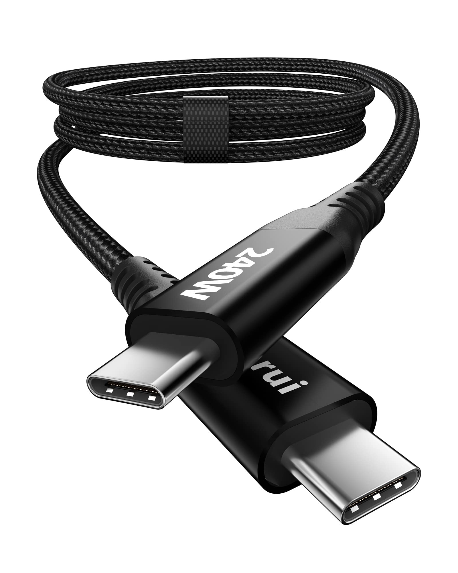 Photo 1 of LDLrui 3FT USB-C to USB-C 240W Fast Charging Cable, Type C 240W Fast Charge Cord Compatible with iPhone 16/15/Plus/Pro Max, Samsung Galaxy S24/S23/S22/S21, MacBook Pro, iPad Air 5, Switch, Black