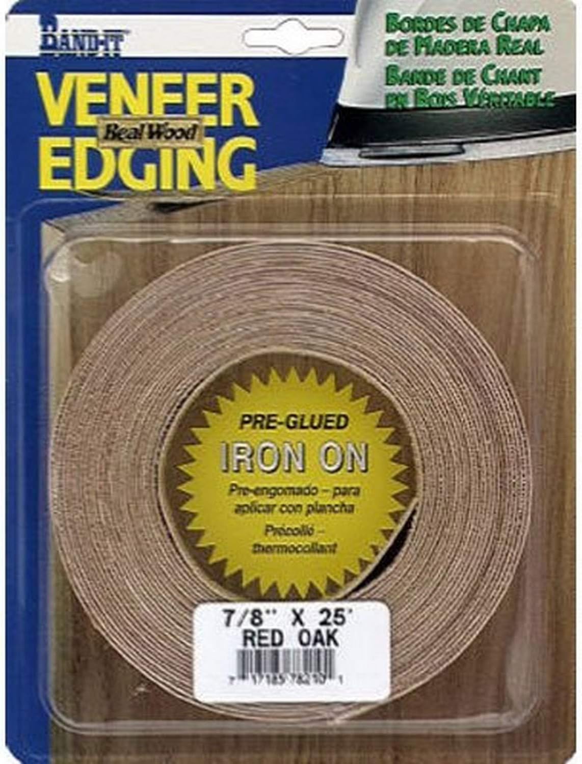 CLOVERDALE CO 78220 INC 7/8x25 Walnut Edging, 7/8" x 25'