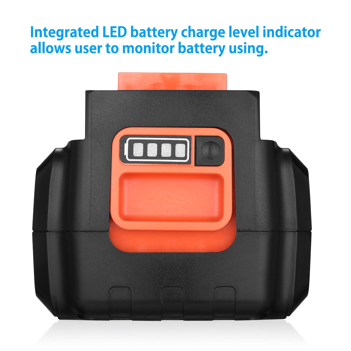 Powerextra 40 Volt MAX 2.0Ah Replacement Battery for Black and Decker LBX2040 LBX36 LBXR36 LBXR2036 40V Lithium Ion Battery