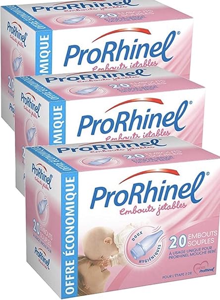 Prorhinel Lot De 3 X Embouts Jetables Souples Pour Mouche Bebe 3 Amazon Fr Bebes Puericulture