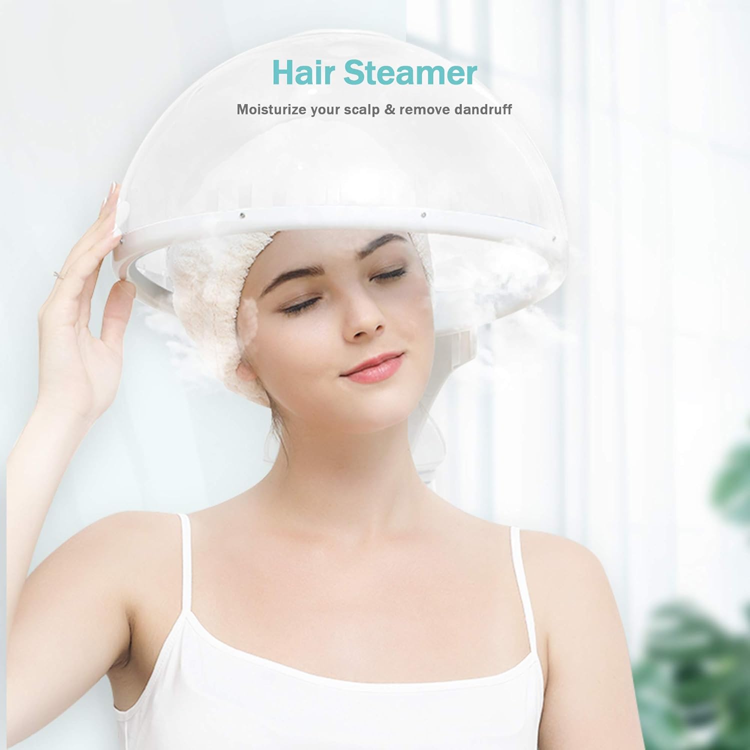Hair Steamer EZBASICS 2 in 1 Ion Facial Steamer, Hair Humidifier Hot Mist Moisturizing Facial Atomizer Face Hydration System Sprayer, Design for Personal Care Use At Home or Salon: Beauty