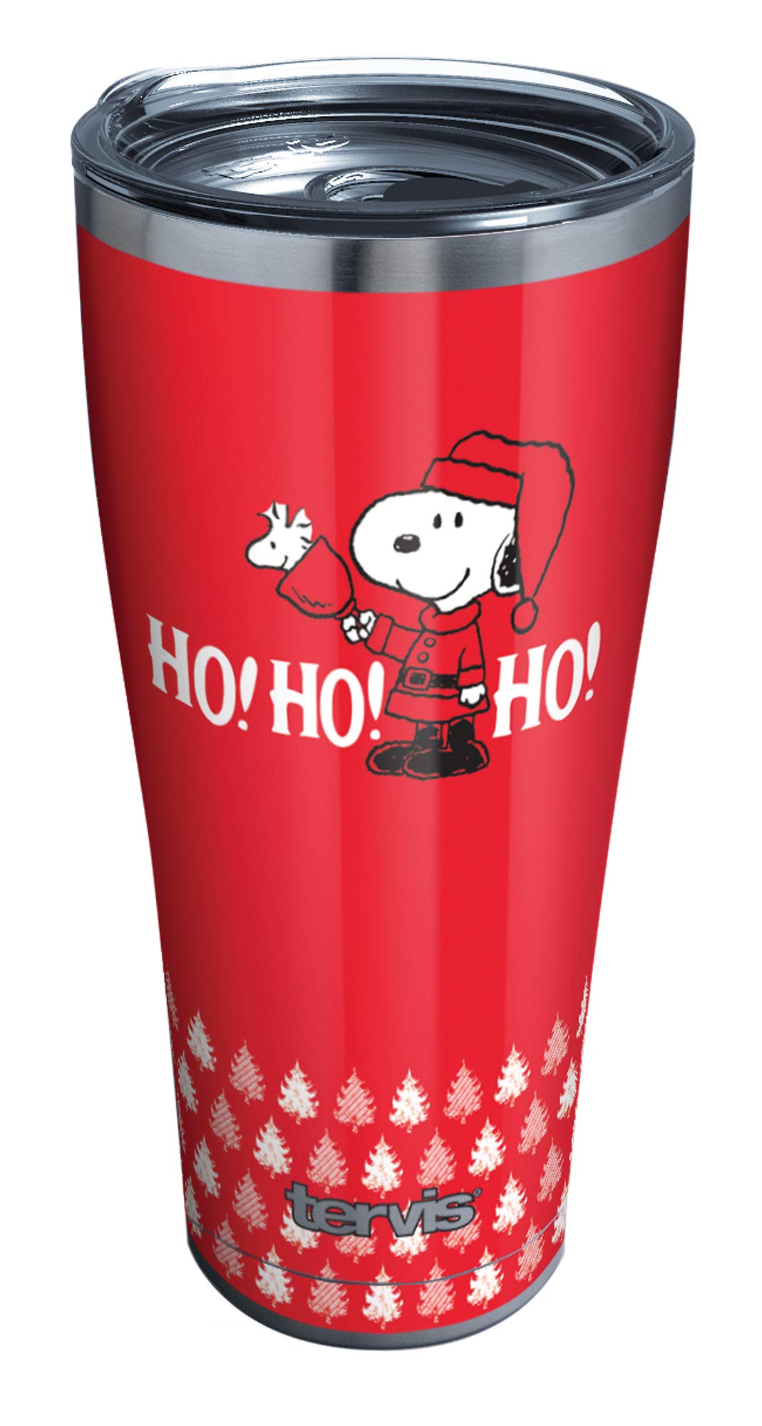 Tervis Peanuts Ho Christmas Holiday Triple Walled Insulated Tumbler, 1 Count (Pack of 1), Stainless Steel