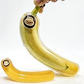 Banana Case,Banana Keeper Holder,Banana Pod Storage Container, BPA-Free Fruit Protector Portable Banana Holder,Portable for Outdoor Travel,Reusable Banana Keeper Holder,Cute Kitchen Gadget