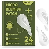 Naterido Microdart Hydrocolloid Acne Patch 24 Counts,Pimple Patch Hyaluronate Acid & Salicylic Acid Pimples Overnight for Dee