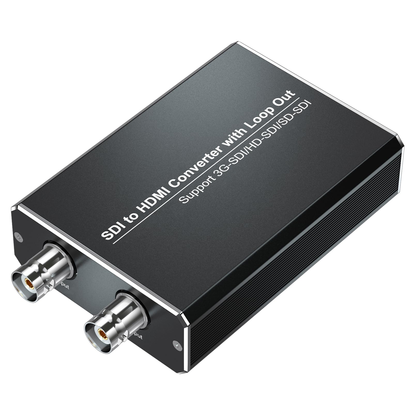 MISOTT SDI to HDMI Converter with SDI Loop Out, 1080P SDI HDMI Adapter Compatible with 3G-SDI/HD-SDI/SD-SDI, Auto Format Detection and Audio De-embedder