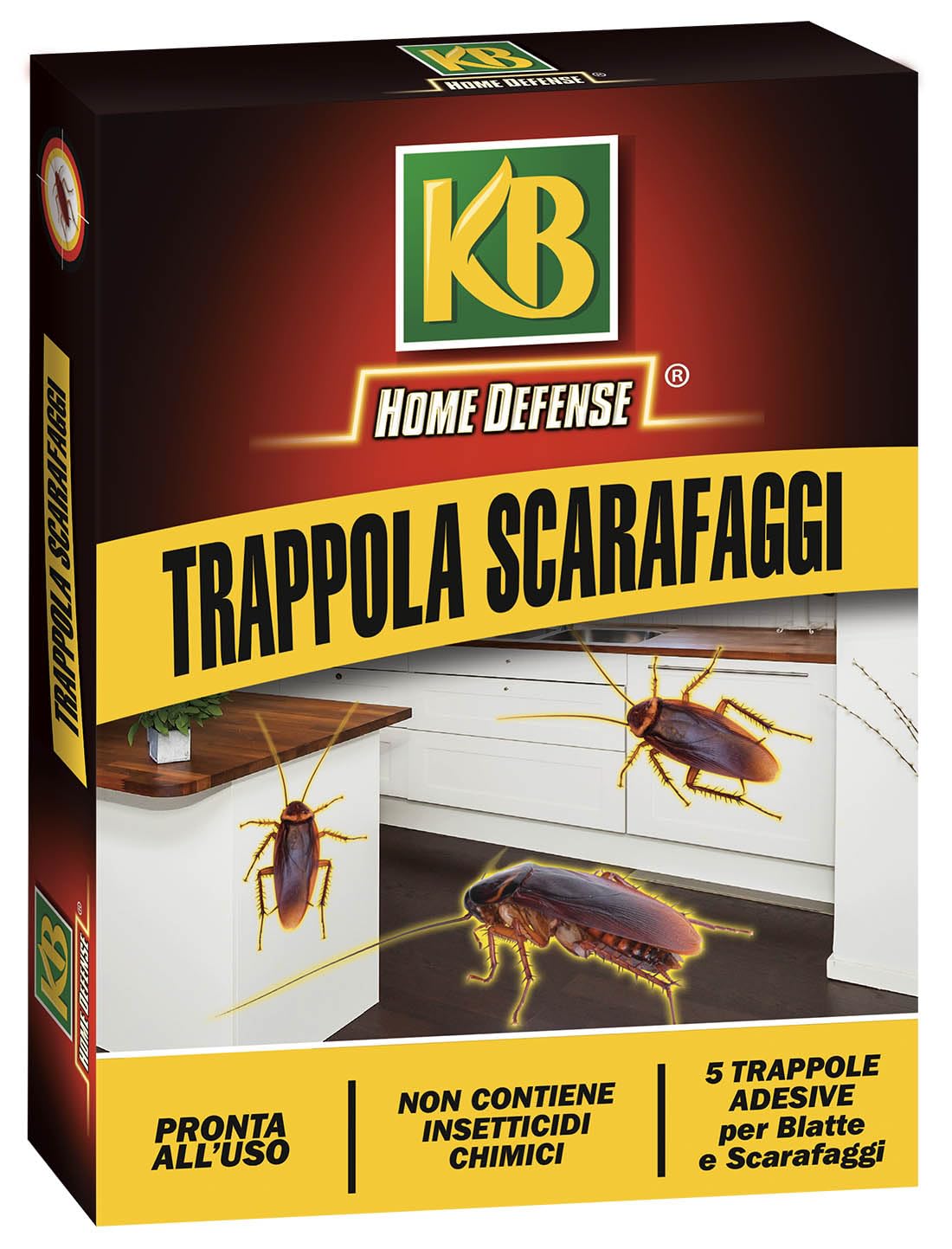 KB Nexa Traps for Cockroaches and Cockroaches, x5