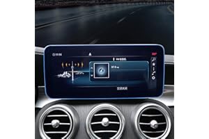 Navigation Screen Protector for C Class 2019-2020 and GLC Class 2020, TTCR-II Tempered Glass Screen Protector, Anti-Explosion