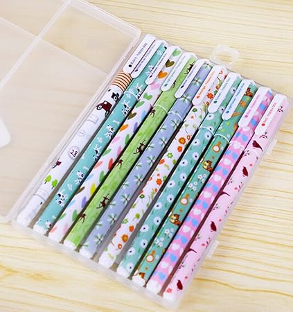 Amazon かわいい漫画カラフルなゲルペンセットkawaii韓国文具 消しゴム 修正用品 文房具 オフィス用品
