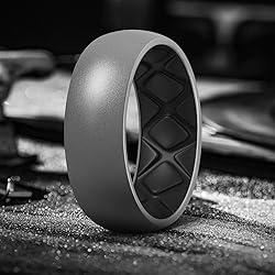 Egnaro Silicone Ring Men 1/4/5/6/7 Multipack of