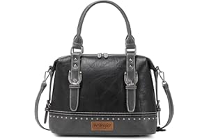 Wrangler Doctor Bag Top Handle Purse Barrel Satchel Handbags for Women