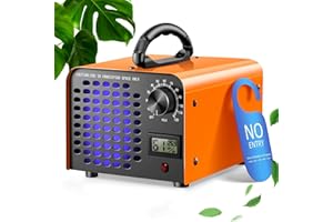 LANBLU 0zone Generator 15,000mg/h,Upgraded 0zone Machine I0nizer with Temperature & Humidity Display,High Capacity 0zone Machine 0dor Removal up to 3200 Sq Ft,0zone 0dor Eliminator Machine for Car,Home,Smoke