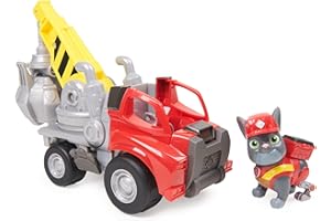 RUBBLE & CREW Ruben & Compagnie Charlie Car Figurine Collectable Paw Patrol Cartoon Adventures Constructions Paw Patrol Toy Children's Car Children's Toy 3 Years and Above