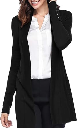 black cardigan for formal dress