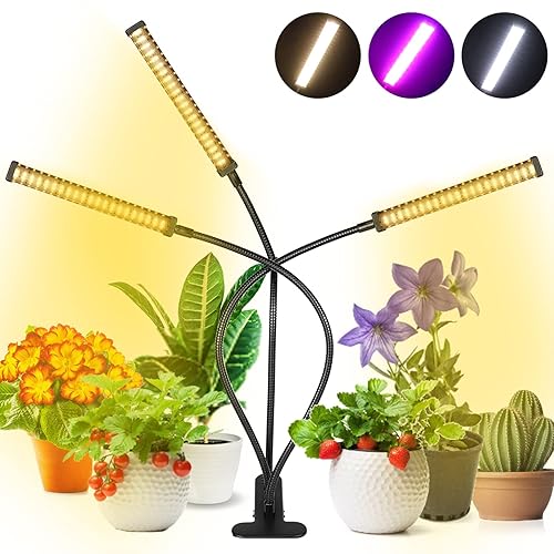 LED Grow Light, 150W 258LED Desk Clip Plant Lamp Full Spectrum for