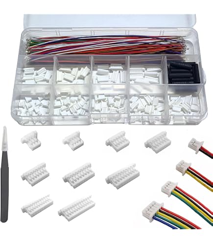 Aazon.co: JST SH1.0 Connector Kit, 3/4/5/6/7/8/9/10/12 Pin Ale...