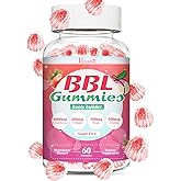 BBL Booty Gummies for Women – Sculpt, Lift & Firm Glutes – Creatine Monohydrate, Vitamins & Herbal BBL Blend - Boost Curves, Energy & Workout Recovery – Vegan, Non-GMO, 60 Cts