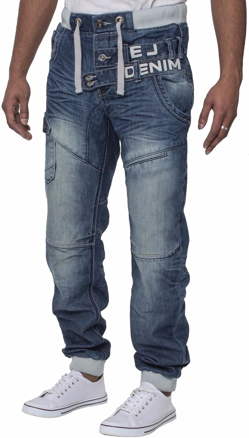 elasticated jeans for men