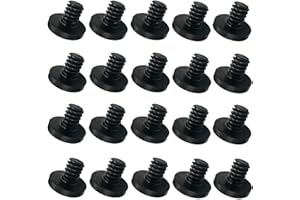TMQZLN 20 PCS Replacement Bolts Compatible with Suncast Storage Sheds for Suncast/Craftsman Resin Storage Sheds, Replacement Screws Compatible with Suncast Storage Sheds Shed Accessories (20, Black, 3/8)