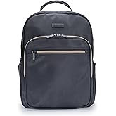 Kenneth Cole REACTION Becca Water Resistant Travel Laptop Backpack with Padded 16-Inch Laptop Compartment, Black