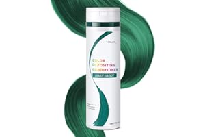 BELEZALIB Color Depositing Conditioner, Semi Permanent Hair Color - In-Shower, Temporary Hair Color, Free of Damaging Chemicals, 7 Fl Oz, Green