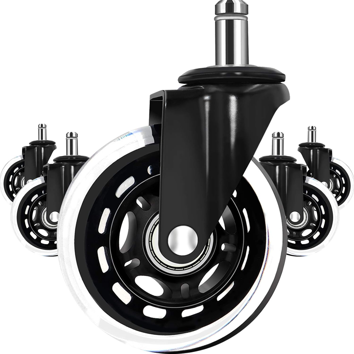 3” Office Chair casters wheels for Replacement Ikea Office Chairs 10 ...
