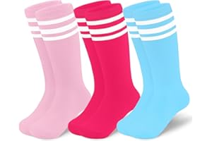 SARFEL Toddler Soccer Socks Kids Soccer Socks Youth Soccer Socks Kids Baseball Socks Girls Softball Socks Boys Football Socks