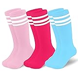 Sarfel Girls Softball Sock Pink Toddler Baseball