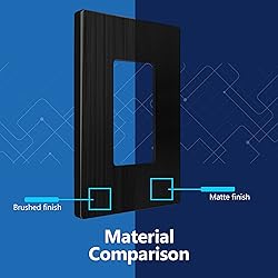 LIDER Brushed Finish Decorator Switch