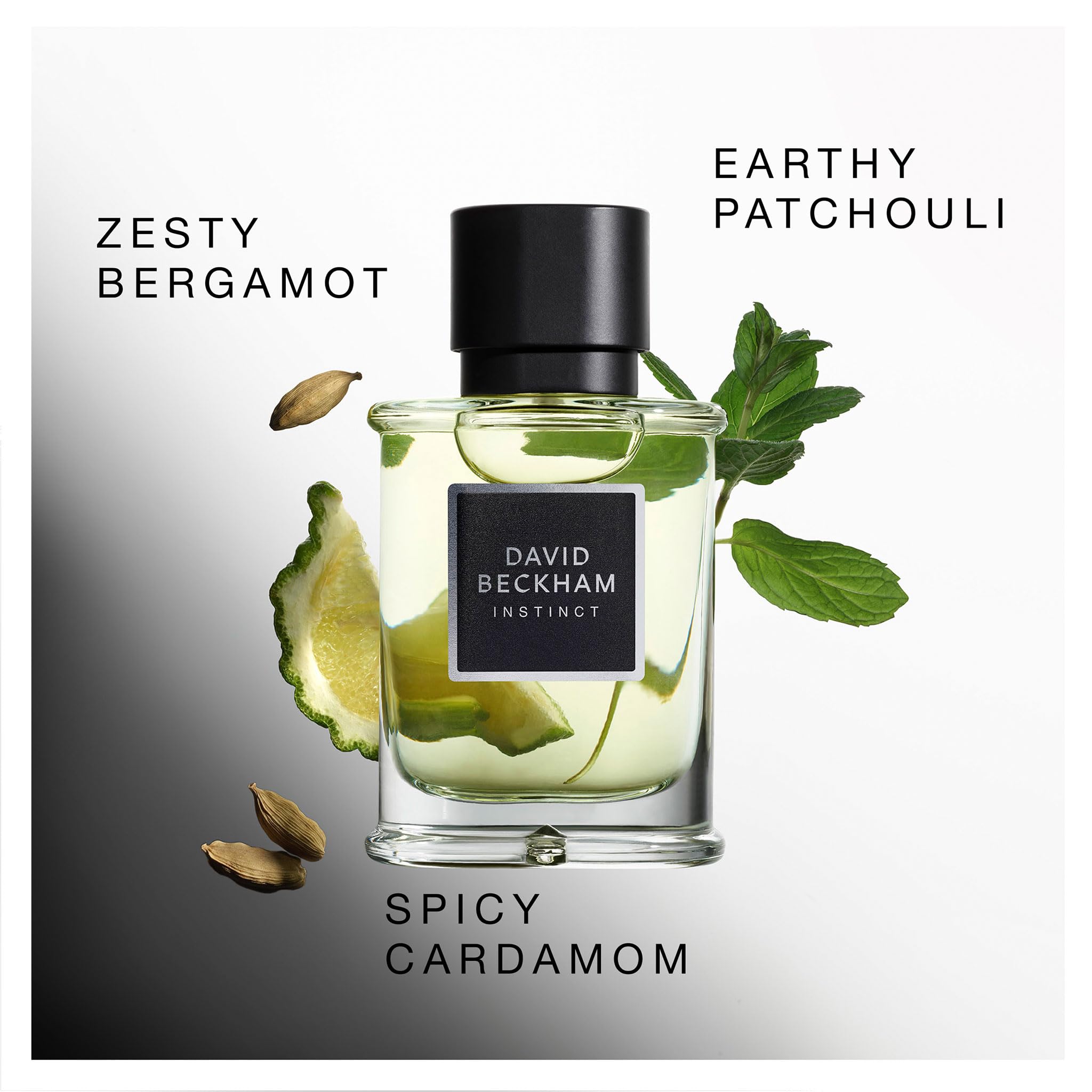 DAVID BECKHAM Instinct - Eau de Parfum for Men - Vibrant Fragrance with Notes of Bergamot, Cardamom and Patchouli - Long Lasting - 75ml