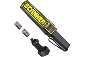 HEYOURTOR Metal Detector Wand - Handheld Security Wand,Metal Detector,High-Sensitivity Accuracy Safety Bars for Lumber Woodworking (with Light)…