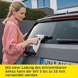 Kärcher Window Vac WV 5 Plus with Removable Battery 35 min LED Display view 5