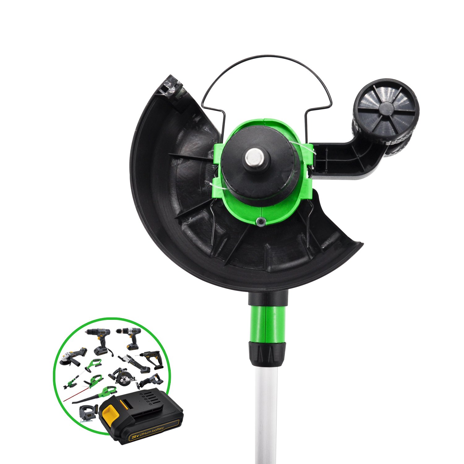 Powerland G001 Coupe-Herbe 18 V Li-ion （Y compris la batterie）