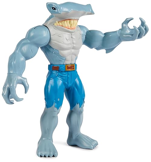 DC Comics, Batman Giant Series King Shark Action Figure, 30-centimetre Superhero Collectible Kids’ Toys for Boys and Girls Aged 3+