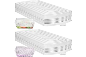 2 Pack Silicone Stretch Lids (Exclusive for Fullstar Choppers and Mandoline Slicers) - Silicone Covers for Food Storage - Silicone Lids - Reusable Silicone Stretch Lids and Food Covers