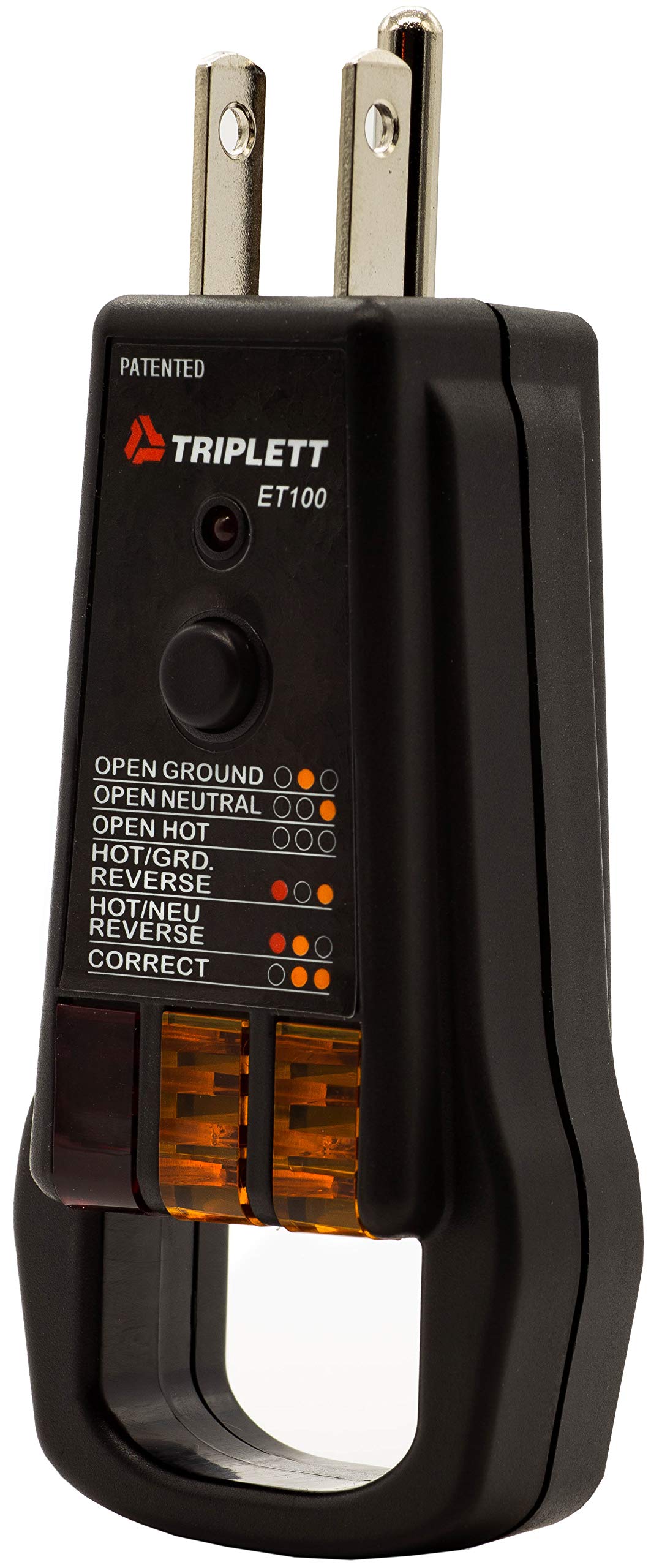Photo 1 of Triplett ET100 GFCI Outlet/Receptacle Tester with 5 Visual Indicators