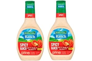 VENDING 2 U Hidden Valley Gluten Free Spicy Ranch Salad Dressing, 16 fl oz, Pack of 2